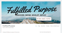 Desktop Screenshot of fulfilledpurpose.com